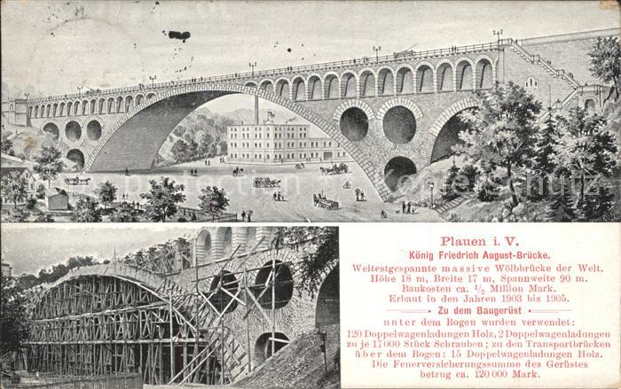 Plauen Vogtland Koenig Friedrich August Bruecke
