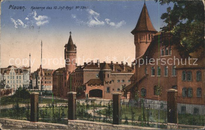Plauen Vogtland Kaserne 10 Inf Regt N 134
