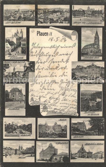 Plauen Vogtland Schulberg Handelsschule Altmarkt