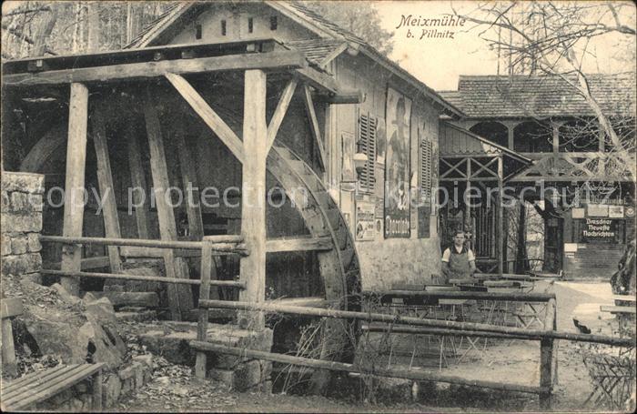Pillnitz Meixmuehle Wasserrad