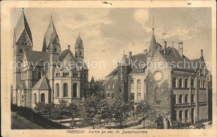 Krefeld Partie an der St Josephskirche