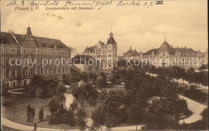 Plauen Vogtland Seminarplatz mit Seminar