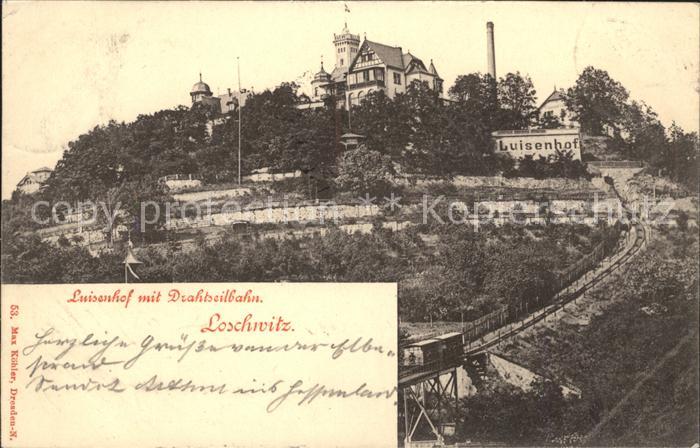 Loschwitz Restaurant Luisenhof Drahtseilbahn