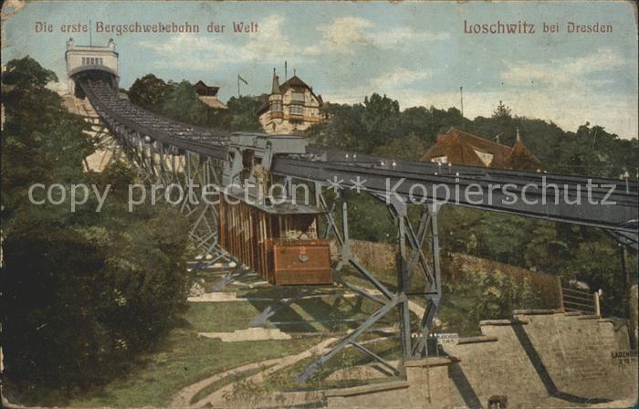 Loschwitz Erste Bergschwebebahn der Welt
