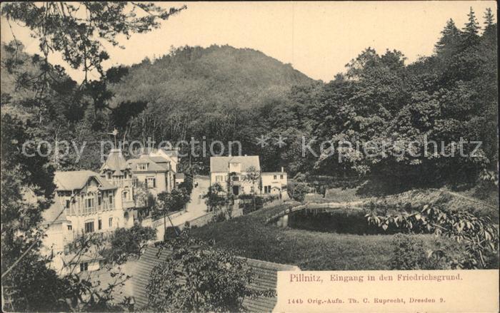 Pillnitz Eingang in den Friedrichsgrund