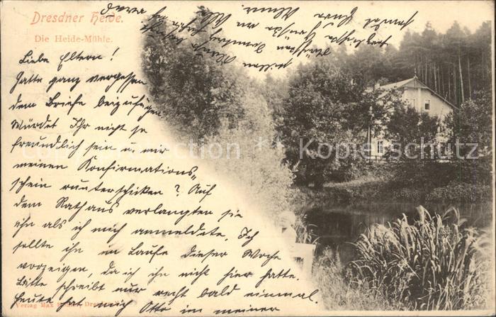 DRESDEN Elbe Dresdner Heide Gasthaus Heidemuehle