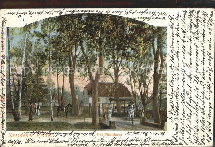 DRESDEN Elbe Dresdner Heide Das Fischhaus