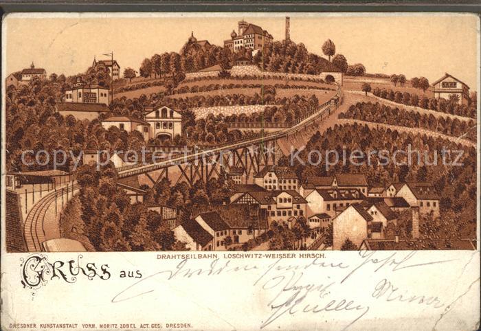 Weisser Hirsch Drahtseilbahn Loschwitz Luisenhof