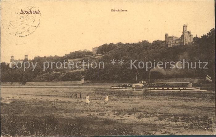 Loschwitz Elbschloesser Elbe Dampfer