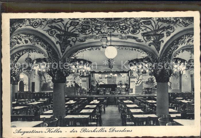 DRESDEN Elbe Augustiner Keller Bierkeller