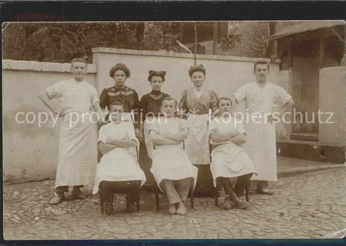 DRESDEN Elbe Gruppenbild Restaurant Personal