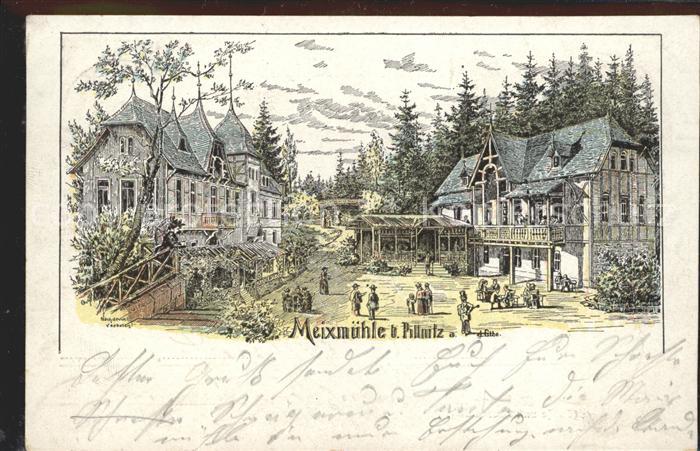 Pillnitz Gasthof Meixmuehle Deutsche Reichspost
