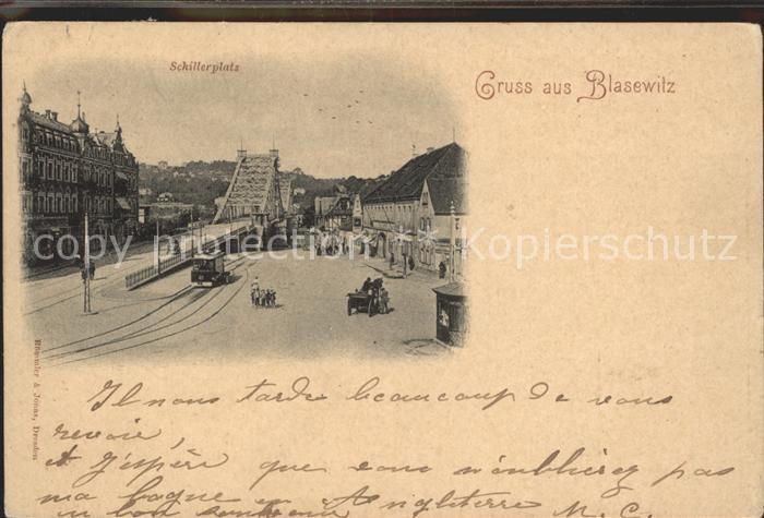 Blasewitz Dresden Schillerplatz Deutsche Reichspost