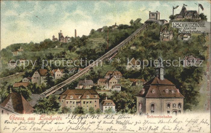 Loschwitz Schwebebahn Loschwitzhoehe