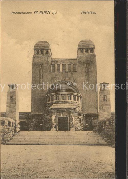 Plauen Vogtland Krematorium Mittelbau