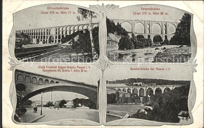 Plauen Vogtland Bruecken des Vogtlandes