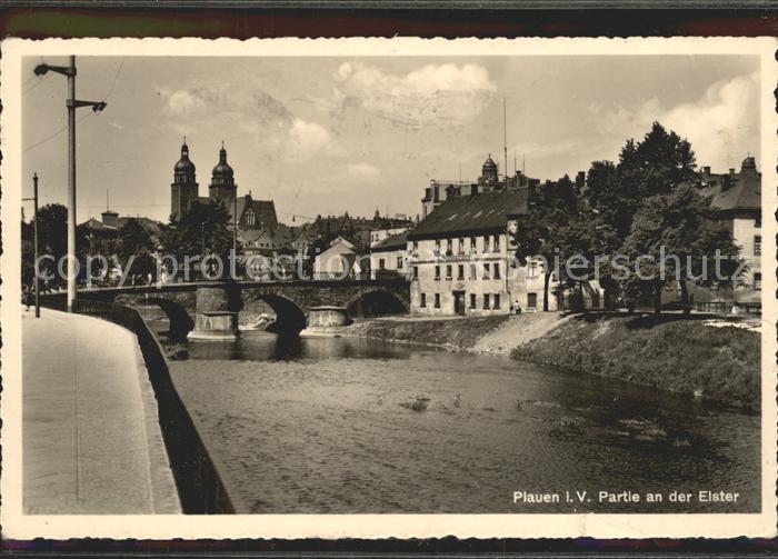 Plauen Vogtland Partie an der Elster