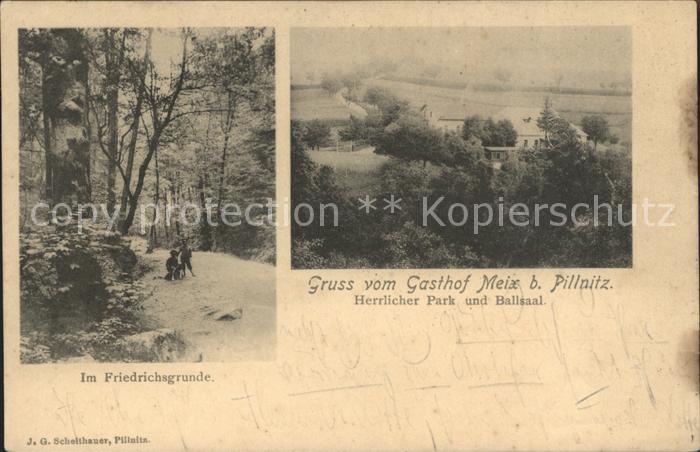 Pillnitz Gasthof Meix Park Friedrichsgrund