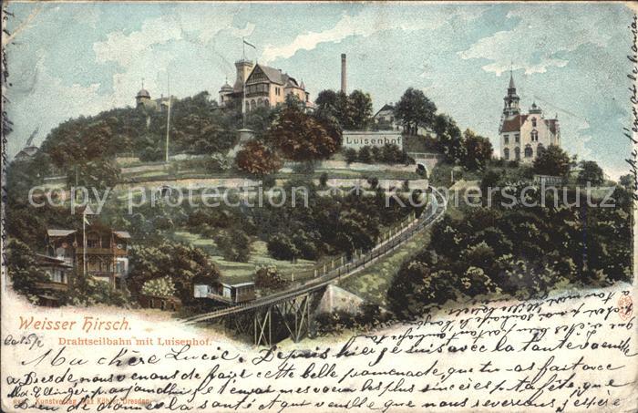 Weisser Hirsch Drahtseilbahn mit Luisenhof