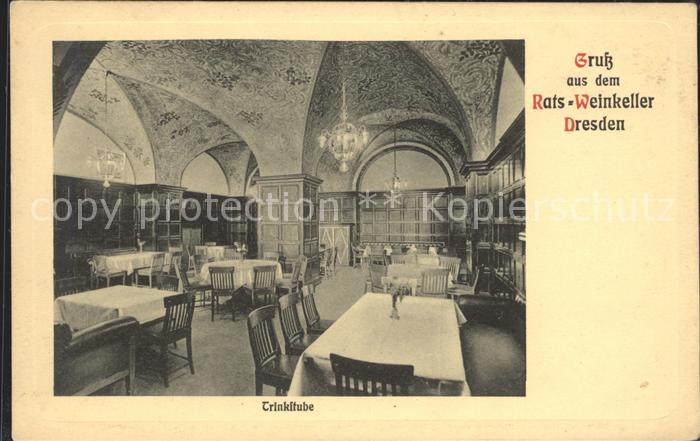 DRESDEN Elbe Ratsweinkeller Trinkstube