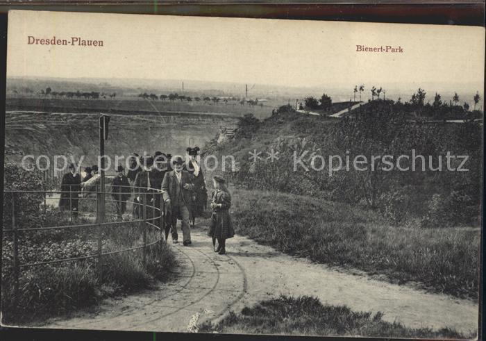 Plauen Dresden Bienert Park Stempel Sammlung Wollmann 1899