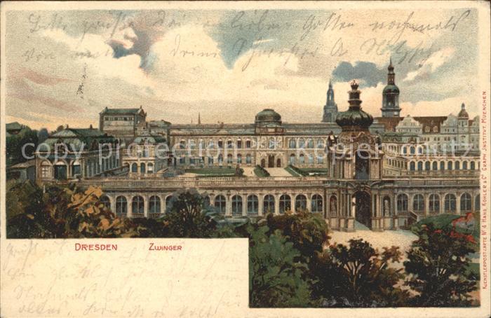 DRESDEN Elbe Zwinger