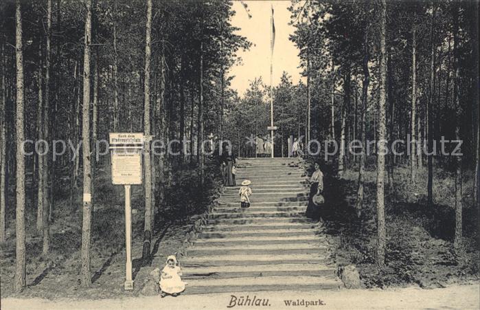 Buehlau Dresden Waldpark Stempel Sammlung Wollmann 1899