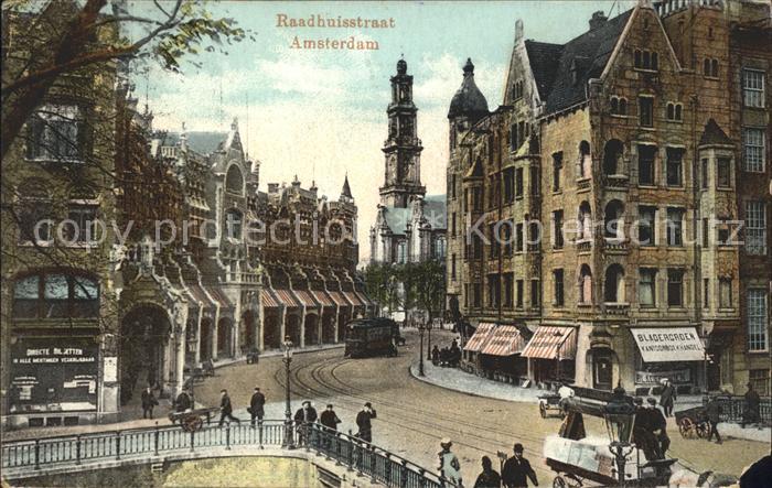 Amsterdam Niederlande Raadhuisstraat