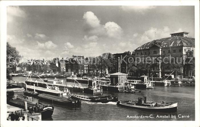 Amsterdam Niederlande Amstel bij Carre Schlepper Kahn