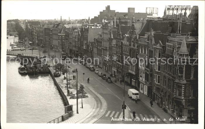 Amsterdam Niederlande Amstel v.a. de Munt