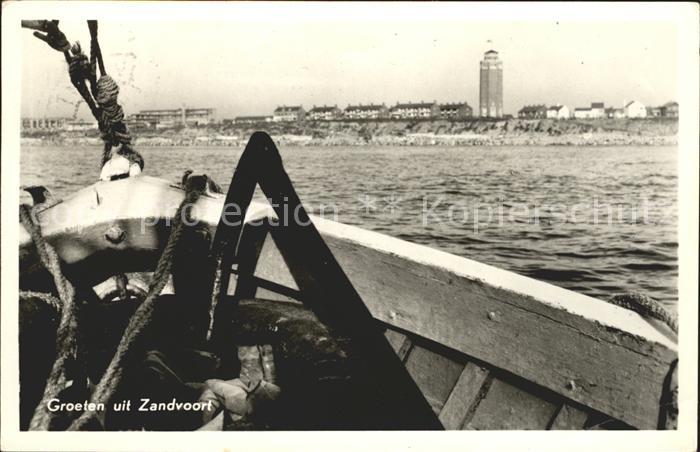 Zandvoort Holland Blick vom Schiff aus