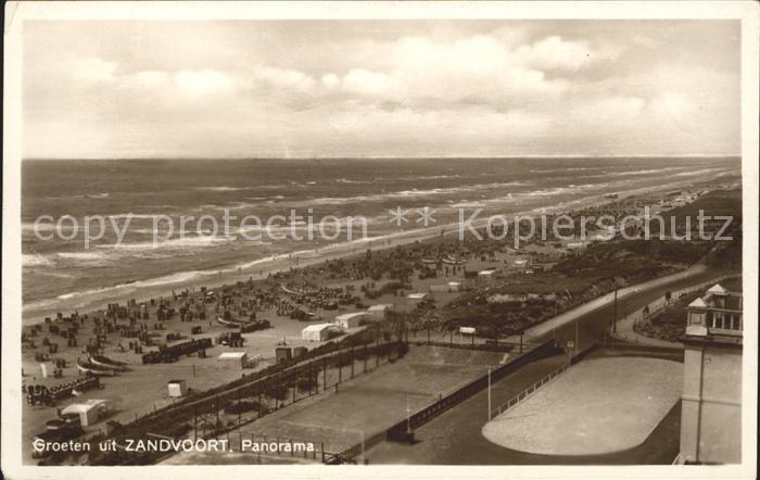 Zandvoort Holland Panorama Strand