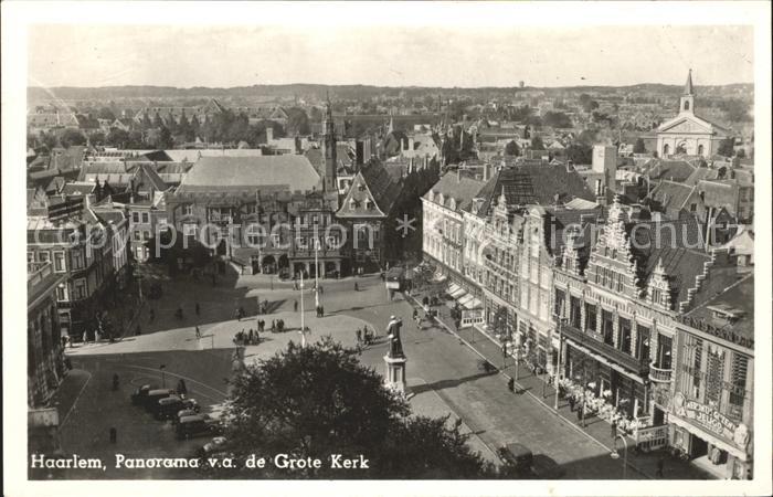 Haarlem Panorama v.a. de Grote Kerk Monument