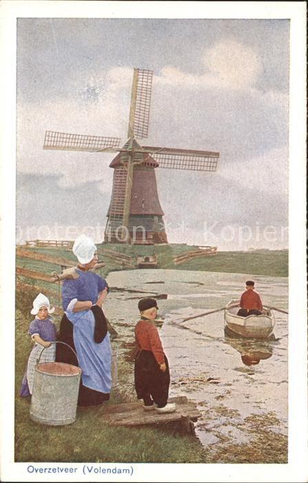 Volendam Overzetveer Molen Windmühle