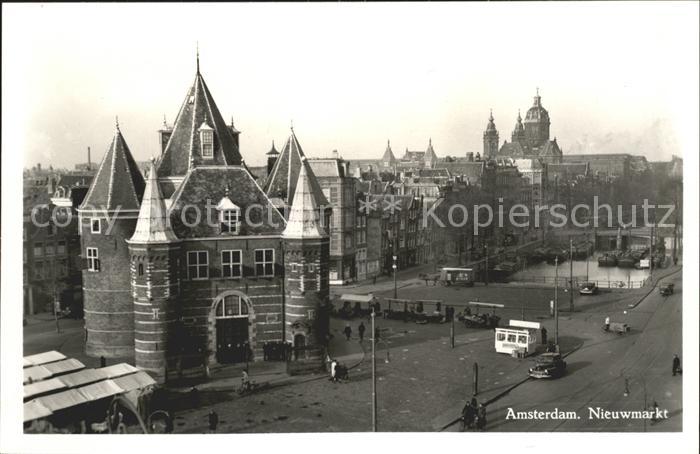 Amsterdam Niederlande Nieuwmarkt