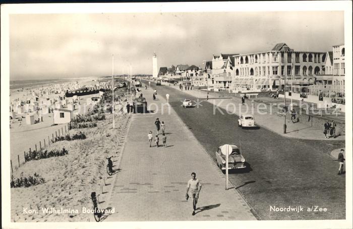 Noordwijk aan Zee  Kon Wilhelmina Boulevard Strand
