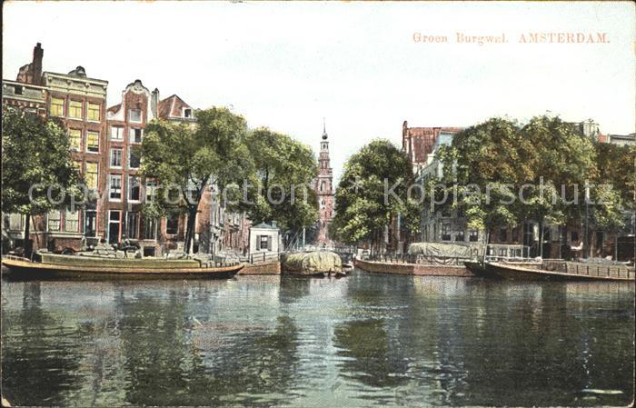 Amsterdam Niederlande Groen Burgwal