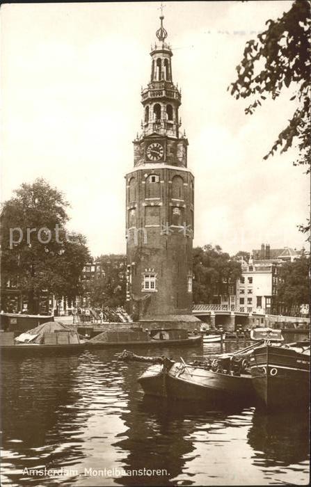 Amsterdam Niederlande Montelbaanstoren