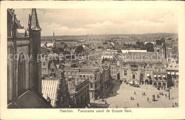 Haarlem Panorama vanaf de Groote Kerk