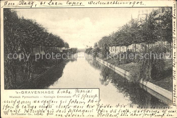 s-Gravenhage Waldeck Pyrmontkade Koningin Emmakade