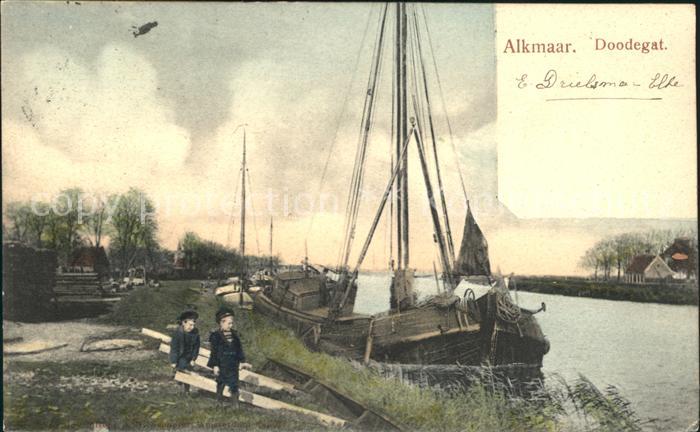 Alkmaar Doodegat Schiff Kinder