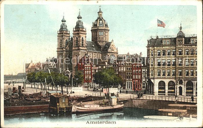 Amsterdam Niederlande London Country Council Reward Card Flag