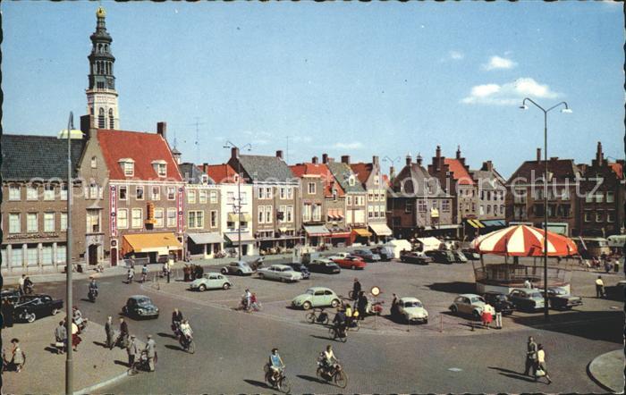 Middelburg Zeeland Markt Kirchturm