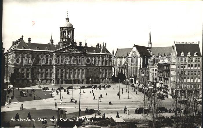 Amsterdam Niederlande Dam Koninklijk Paleis Königlicher Palas