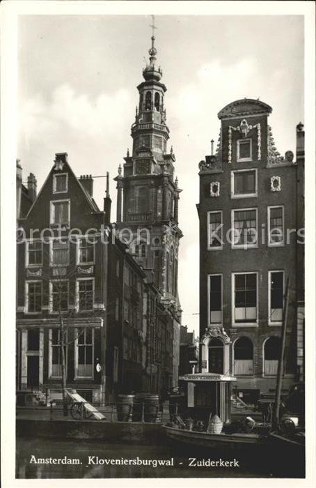Amsterdam Niederlande Kloveniersburgwal Zuiderkerk Kirche