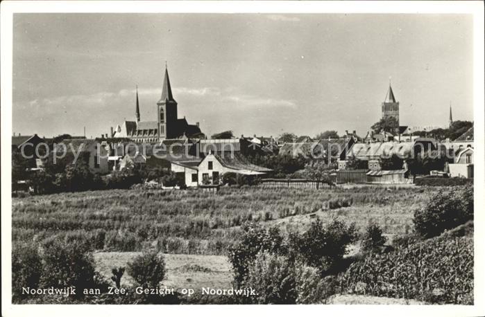 Noordwijk aan Zee  Gezicht Kerk Ortsansicht mit Kirche