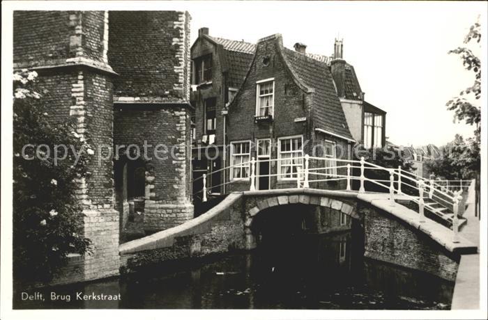 Delft Brug Kerkstraat Bruecke