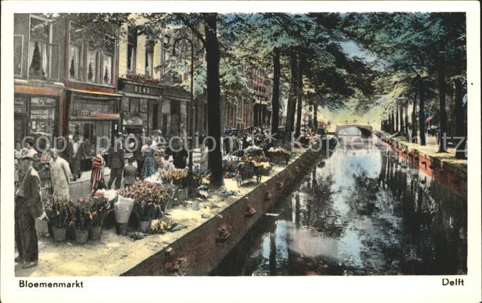 Delft Bloemenmarkt Blumenmarkt