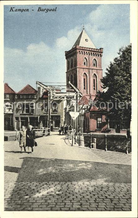 Kampen Niederlande Burgwal Brug Bruecke Turm