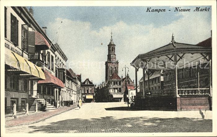 Kampen Niederlande Nieuwe Markt Kerk Pavillon Kirche